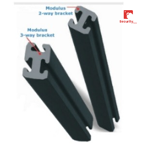 Nemtek Fence Pole Modulas Corner - Bracket 1160mm 12 Line incl Caps